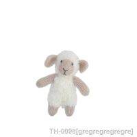 ♕◕﹍ gregregregregre Recém-nascido crochê ovelhas brinquedo fotografia adereços amigurumi cordeiro malha moahir stuffer animal photo studio accessort