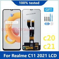 Original 6.52นิ้วสำหรับ realme C11 2021 LCD สำหรับ realme C20 C21 RMX3201 RMX3063จอแสดงผล LCD Touch Screen Digitizer ASSEMBLY