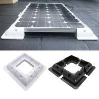 4Pcs ABS Edges Solar Panel Mounting Brackets Black White Corner Set Kit For YachtSolar Panel