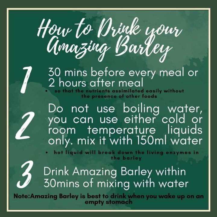 IAM Amazing Pure Organic Barley BEST SELLING Powdered Juice Drink (10