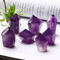 1PC Natural Crystal Amethyst Wand Quartz Crystal Mineral Jewelry Modern Home Decoration Garden Decoration Accessories DIY Gifts