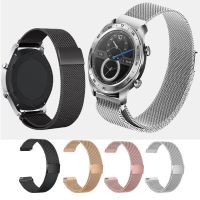 ▧﹍ 16/18/20/22mm Milanese ห่วงตาข่ายสแตนเลสสำหรับ Samsung Galaxy Watch5/pro/4/classic 44mm 40mm 46 42 สายนาฬิกาโลหะ