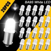 20ชิ้นรถยนต์ Led แผงหน้าปัดแสง Ba9s รอบหลอดไฟแดชบอร์ดโคมไฟภายในโคมไฟอ่านหนังสือความกว้างแสงภายในรถไฟ