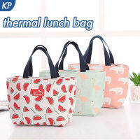 Thermal Lunch Bag for women funny cartoon kids bento cooler bags  flamingo thermal breakfast food box portable picnic travel