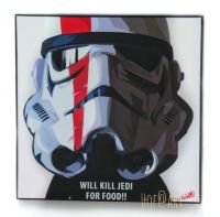 Stormtrooper #3 สตอร์มทรูปเปอร์ Star Wars สตาร์วอร์ส รูปภาพ​ติด​ผนัง​ pop art พร้อมกรอบและที่แขวน แต่งบ้าน ของขวัญ กรอบรูป​ โปสเตอร์