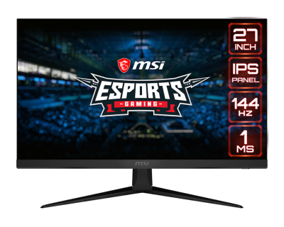 [พร้อมสาย อุปกรณ์ครบ] MSI Optix G271 27" Monitor 144Hz (DP, HDMI) จอคอมพิวเตอร์ จอมอนิเตอร์ ไร้ขอบ FreeSync -[Kit IT]