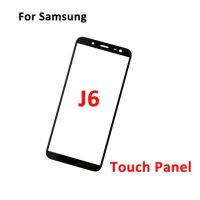 1ชุดหน้าจอสัมผัสแผงกระจกหน้าซ่อมสำหรับ Samsung Galaxy J6 J8 J6บวกจอ Lcd