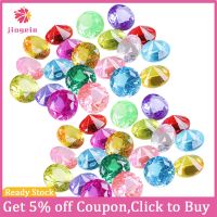 Jiogein 60pcs Diving Gems Toys Acrylic Fake Diamond Pool Gems ฤดูร้อนของเล่นว่ายน้ำสำหรับเด็ก