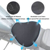 Motorcycle Seat Cushion Air Mesh Fabric Comfort Honeycomb Autobike Decompression Cover Shock Absorbing Pressure Relief Cushion