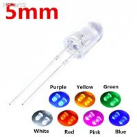 100pcs Super Bright 5mm Round UV/ Purple Led Emitting Diode F5 LED light for DIY lights