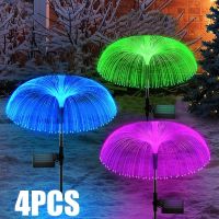 ❉ Solar LED Garden Lights Jellyfish Decoration Solar Power Waterproof Outdoor Pathway Solar Lamp