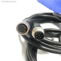 ┇❈ 3M Wire Waterproof M12 Connector 4pin 5pin 8pin Straight Bend 12pin Sensor Injection Cable Male Female Aviation Plug Socket