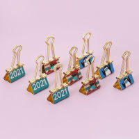 TUTU 2021 face Binder Clips 12 pcs penguin Notes Letter trump Clip Office School Supply Bookmark Stationery H0498