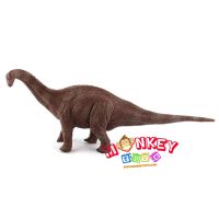 Monkey Toys - โมเดล ไดโนเสาร์ Brontosaurus น้ำตาล ขนาด 33.00 CM (จากหาดใหญ่)