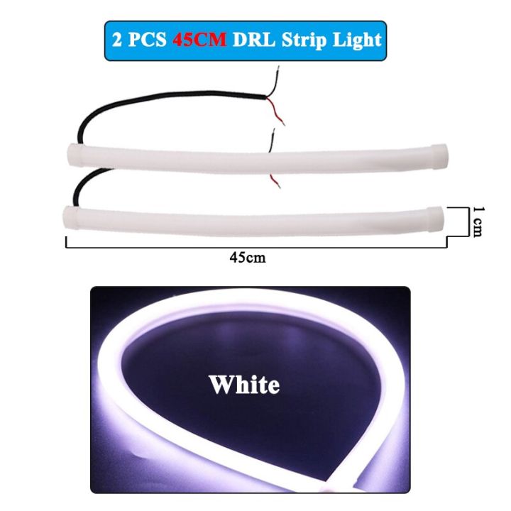 cw-2-pcs-car-led-drl-strip-signal-lights-12v-30cm-45cm-60cm-styling-decorative-soft-tube-flexible-waterproof-daytime-running-bulbs