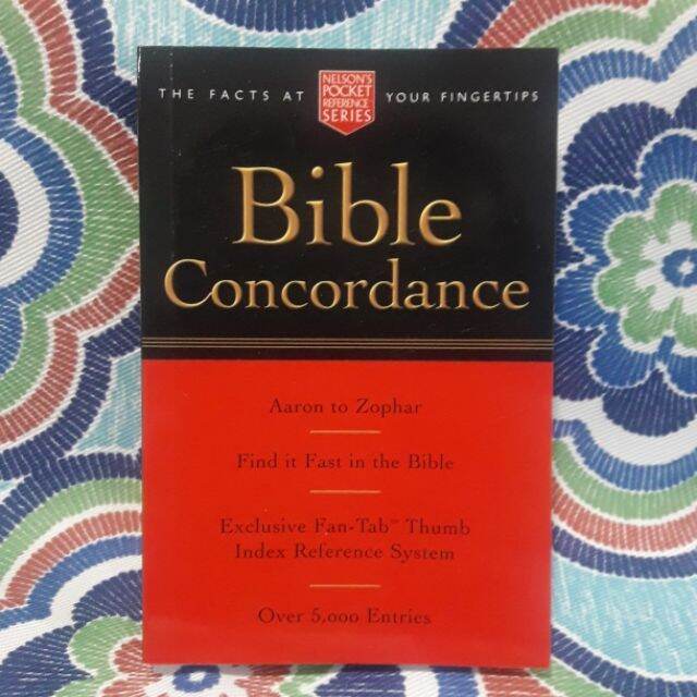 NELSON POCKET BIBLE CONCORDANCE Lazada PH