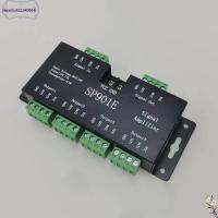 RGB แอดเดรส เครื่องขยายสัญญาณ SP901E แยกกันเป็น DC12-24V เพิ่มสัญญาณ SPI ของใหม่ LightDC5แผงเมทริกซ์แบบตั้งโปรแกรมได้- ตัวทำซ้ำแถบแสง WS2812B WS2811 WS2813