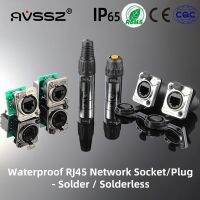 ❁✳ AVSSZ RJ45 Network Socket Connector Solderless Weld Crimping IP65 Waterproof LED Large Screen Data Transmission Ethernet Module