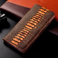 ☋♘ Magnet Natural Genuine Leather Skin Flip Wallet Book Phone Case Cover On For Xiaomi Redmi Note 9S 9 Pro Max Note9 S Note9s 64 GB