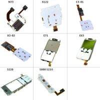 ที่กดซิมกระเป๋าเก็บบัตรถาดใส่ซิมสายเคเบิ้ลยืดหยุ่นสำหรับ Nokia N73 C3-01 X3-02 5220เปลี่ยน5230 5800