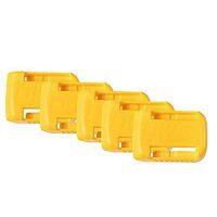 5 Packs Battery Holder Dock Mounts for DeWalt 20V 60V Battery, Wall Panel Shelf Belt Clip Storage Organizer Protector