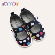 Giày búp bê cho bé gái quai dán NomNom EPG1914 màu xanh thumbnail