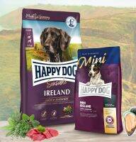 HAPPY DOG Supreme Sensible Irland Lachs &amp; Kaninchen สุนัขโตพันธุ์กลางและใหญ่ สูตรเนื้อกระต่ายและปลาแซลมอน ขนาด1กิโลกรัม