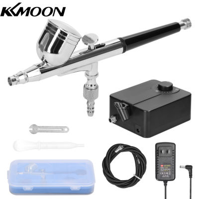 KKmoon เครื่องเป่าลมอเนกประสงค์สำหรับมืออาชีพ T130 0.3มม. ชุดปั๊มลม30PSI สูงสุดสำหรับทำโมเดลภาพวาดศิลปะ DIY