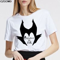 Poleras Mujer De Moda Thin Section White Women T Shirt Harajuku Fashion Evil Funny Letter Tshirt Women Streetwear Female T-shirt Tops 6W99