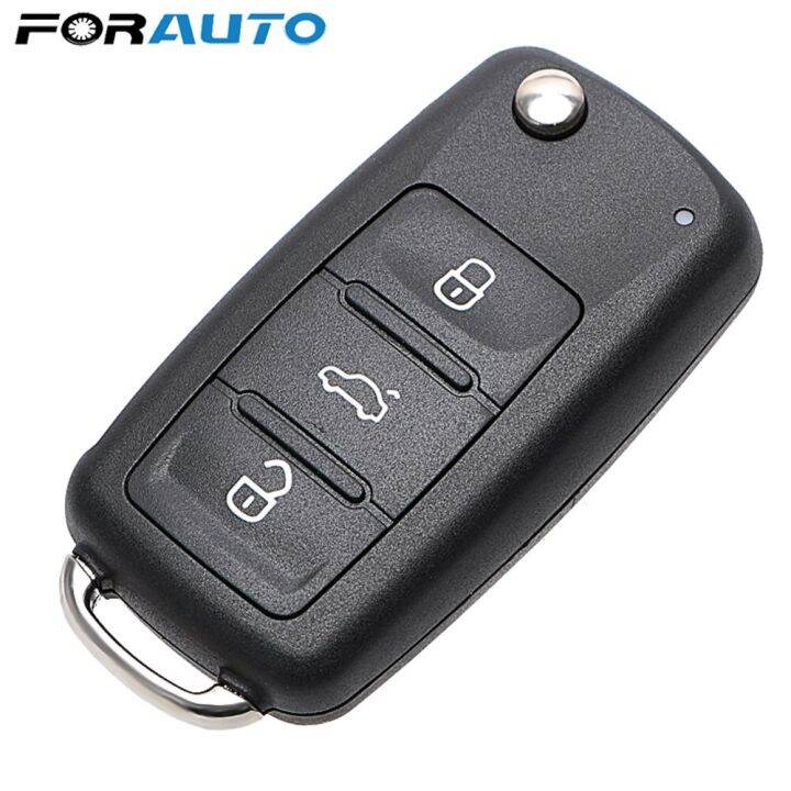 3 Buttons Car Key Shell Remote Flip for Beetle/Caddy/Eos/Golf/Jetta