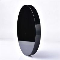 18cm Mexican Obsidian Mirror Stone Disc Home Decoration