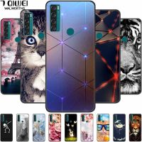 For TCL 20 SE Case Silicone Fashion DESIGN Soft Phone Cover for TCL 20 SE Case 20SE 6.82 Funda Cute TPU Coque Protective 2021