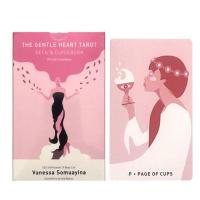 The Gentle Heart ไพ่ทาโรต์สำหรับ Fate Divination ภาษาอังกฤษ Oracle Cards Fortune ling Board Game Party Entertainment Card Game