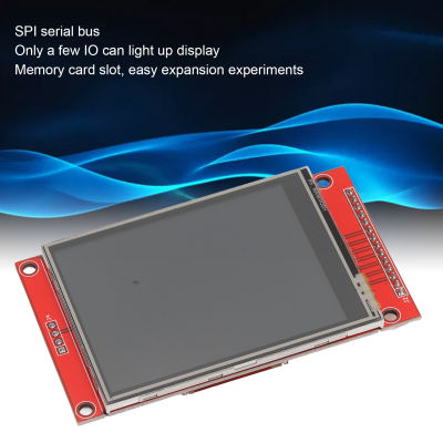 เอสพีไอ LCD โมดูลแสดงผล LCD TFT จอแสดงผลหน้าจอสัมผัส5V 3.3V RGB 65K พร้อม PCB สำหรับใช้ในอุตสาหกรรม