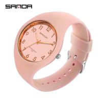 Reloj Mujer หรูหรานาฬิกาข้อมือการเคลื่อนที่ของนาฬิกาควอตซ์ของผู้หญิงสุภาพสตรีซิลิโคนกันน้ำนาฬิกากีฬาสำหรับผู้หญิง HP นาฬิกาอะนาล็อกร้านค้า