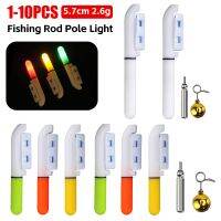 Fishing Electronic Rod Luminous Float Stick Light Detachable LED Alert Glow Stick Bite Alarm with Bells Ring for Night Fishing