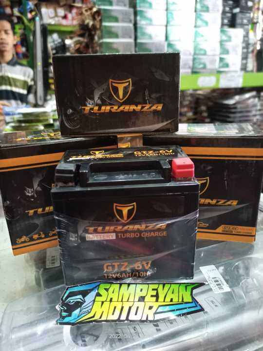Aki Battery Batery Motor Beat Vario Scoopy GTZ5S GTZ6S Turanza | Lazada