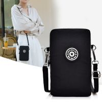 【Lanse store】New Sports Wallet Phone Bag For Mobile Shoulder Bag Pouch Case Belt Handbag Purse Coin Wallet Retro Key Holder Small Money Bag