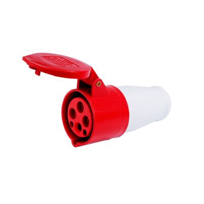 Hot Selling 16A  Industrial Plug And Socket Waterproof Connector 3PIN 4PIN 5PIN  IP44 Waterproof Electrical Connection Wall Mount Socket