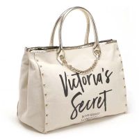 {Ready Stock Good Quality}VS Victorias Secret Large Canvas Shoulder Bag