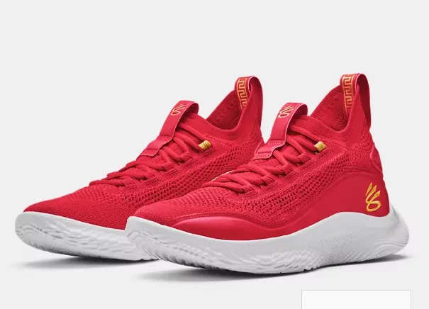 UNDER ARMOUR STEPH CURRY 8 Flow Red Chinese New Year CNY 3024035-600 Mens  Run Sm