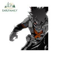 【HOT JJSGWIXLOOWEHG 541】 EARLFAMILY 13Cm X 11.4Cm สำหรับ My Hero Academia Bakugo Katsuki สติกเกอร์ติดรถสุดสร้างสรรค์สติกเกอร์ตกแต่งตัวถังรถหน้าต่างแบบ DIY