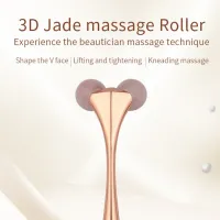 Facial Stone Roller Crystal V Line Shaping 3D Anti Wrinkle Anti Aging Massage Tighten Face Skin Care Tools Beauty Health Lifting