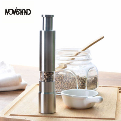Novelty Home Kitchen Tool Manual Stainless Steel Salt Pepper Mill Spice Sauce Grinder