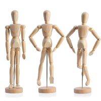 Puppet People Art Sketch Painting Tools Flexible Wooden Imitation Human Body Crafts Ornaments Collection Model 5.5/8/12 inch