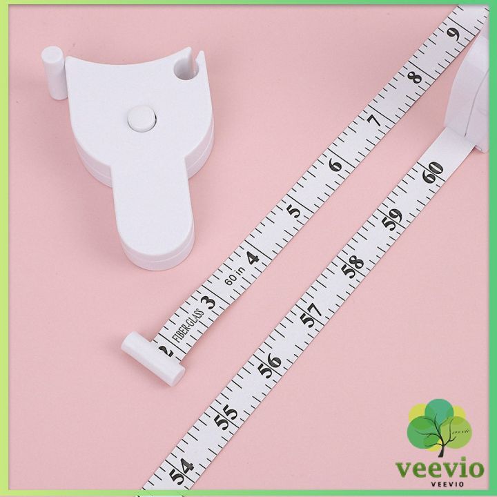 veevio-เทปวัดกระชับสัดส่วนเอวไม้บรรทัด-150-เซนติเมตร-automatic-ruler