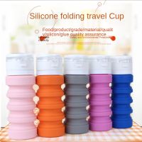 ☃■◕ Convenient Silicone Folding Kettle Large Capacity Outdoor Sports Kettle Cycling Travel Climbing Water Bottle with Straw