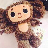 Cheburashka ตาของเล่นตุ๊กตาใหญ่ลิงน่ารัก,มาพร้อมเสื้อผ้าตุ๊กตานุ่มรัสเซียอะนิเมะนอนหลับสบายใจตุ๊กตาของเล่นสำหรับเด็ก