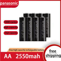 ใหม่ Panasonic Eneloop 2550MAh AA 1.2V Ni-MH แบตเตอรี่แบบชาร์จไฟได้สำหรับของเล่นไฟฟ้าไฟฉายกล้องแบตเตอรี่ชาร์จล่วงหน้า