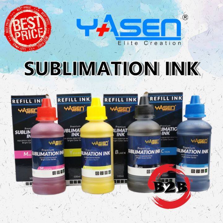 Yasen Premium Sublimation Ink Vibrant 100ml 4 Colors Lazada Ph 2976